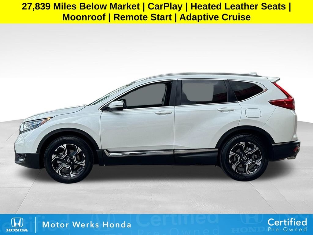 Certified Used 2018 White Diamond Pearl Honda Touring image 1