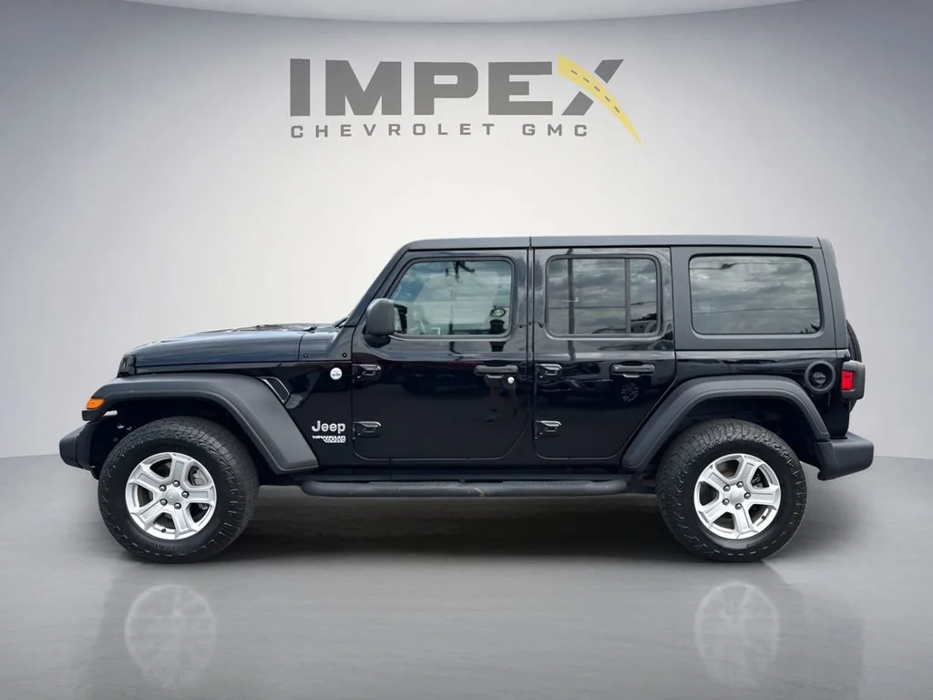 Used 2021 Black Jeep Unlimited Sport S image 2