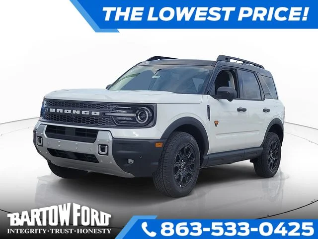 New 2026 Oxford White Ford Badlands image 1