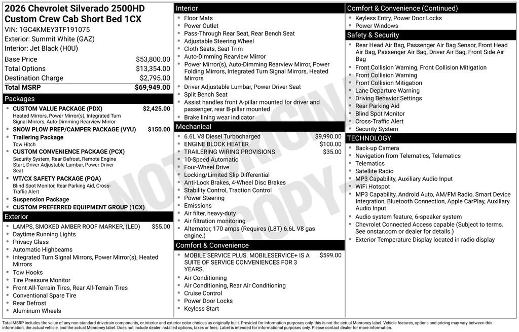 2026 Chevrolet Silverado 2500 HD Custom - Photo 45