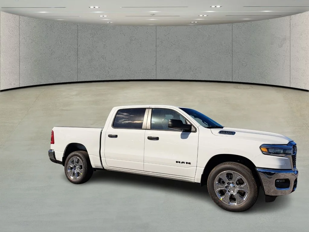 New 2026 Bright White Clear-Coat Exterior Paint RAM Big Horn/Lone Star image 3