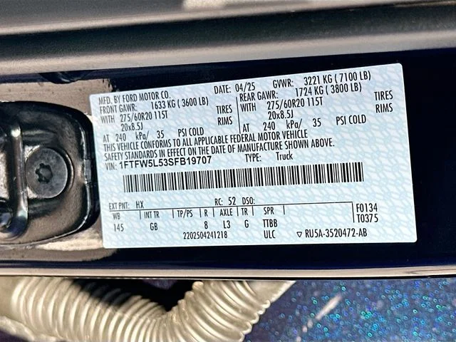 Used 2025 Blue Ford Lariat image 32