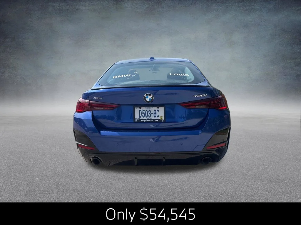 Certified Used 2026 Blue BMW 430i xDrive Gran Coupe image 4