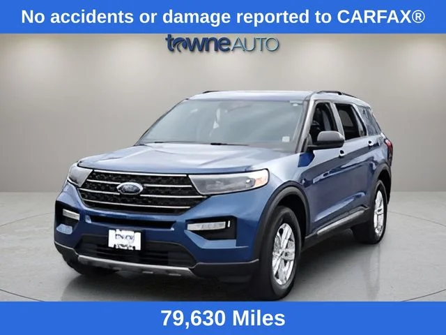 Used 2022 Blue Ford XLT image 3