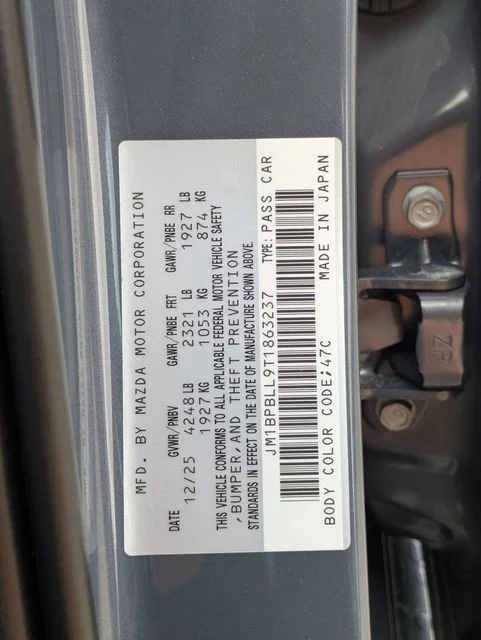 New 2026 Gray Mazda 2.5 S Carbon Edition image 28