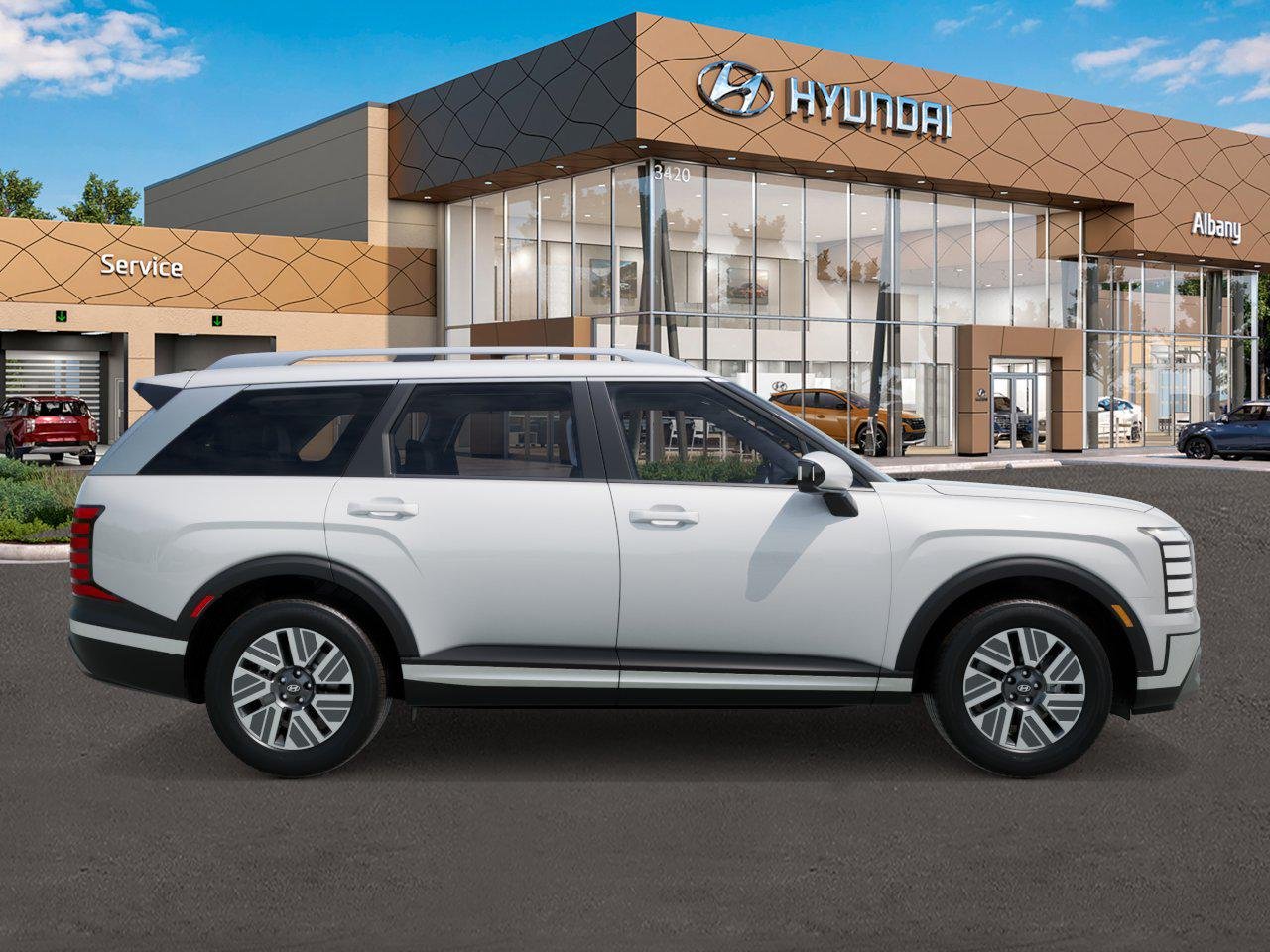 New 2026 White Hyundai SEL 7P image 7