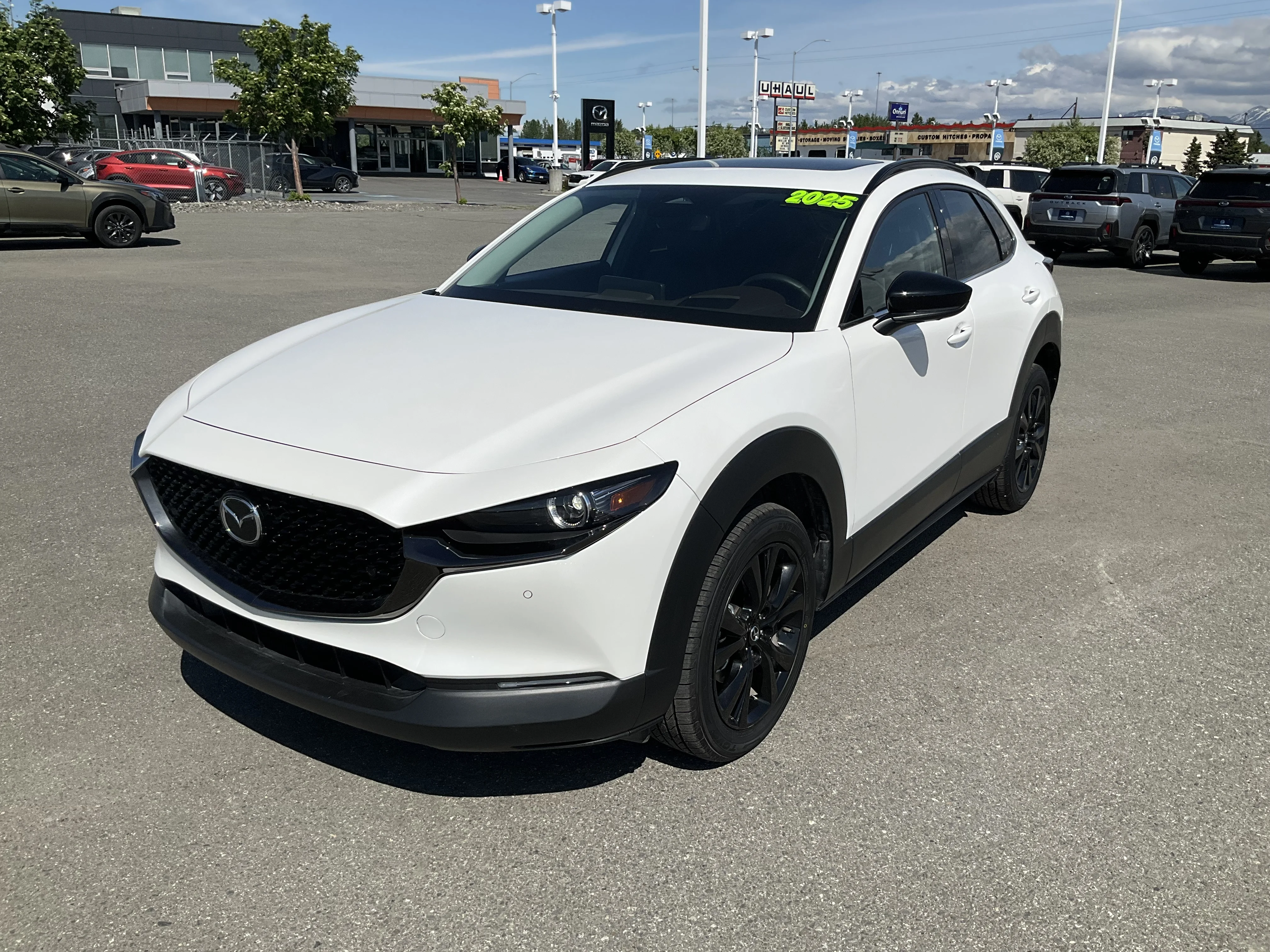 Certified Used 2025 Snowflake White Pearl Mica Mazda 2.5 Turbo Premium Plus Package image 1