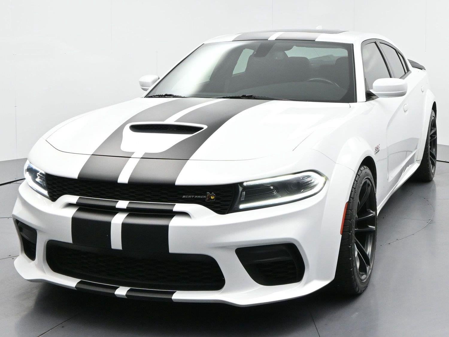 Used 2022 White Knuckle Clearcoat Dodge Scat Pack Widebody image 3