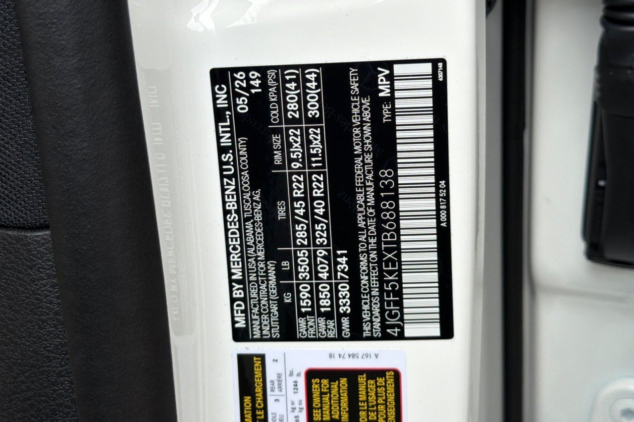 New 2026 Polar White Mercedes-Benz GLS 450 4MATIC® SUV image 29