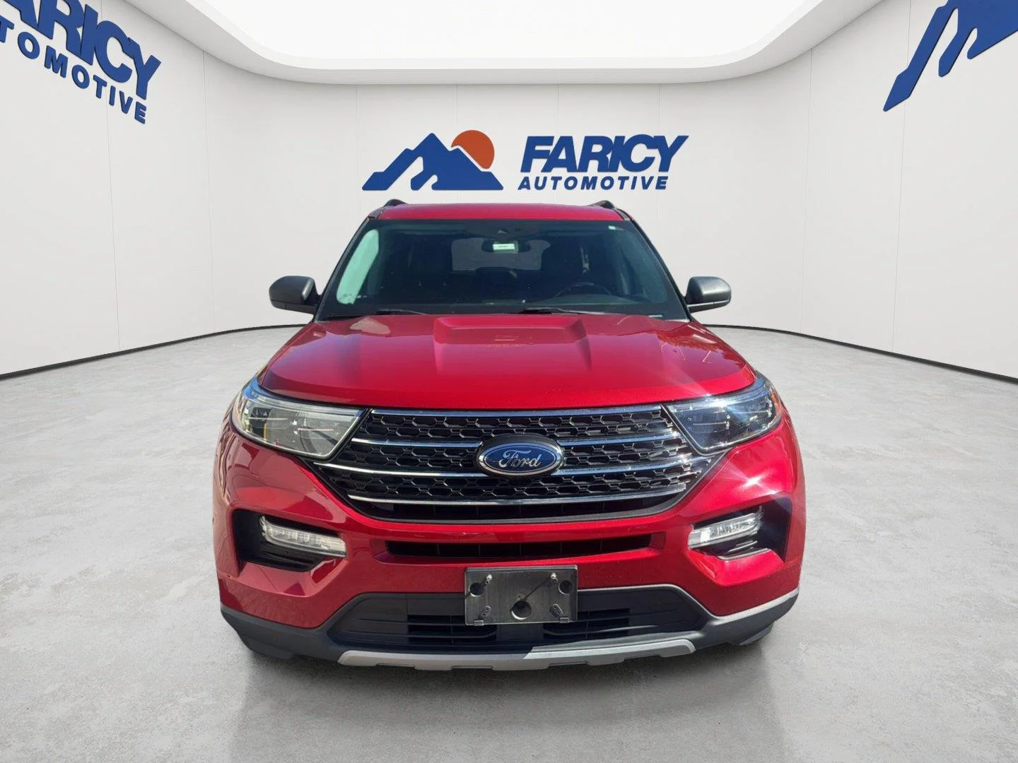 Used 2022 Rapid Red Metallic Tinted Clearcoat Ford XLT image 3