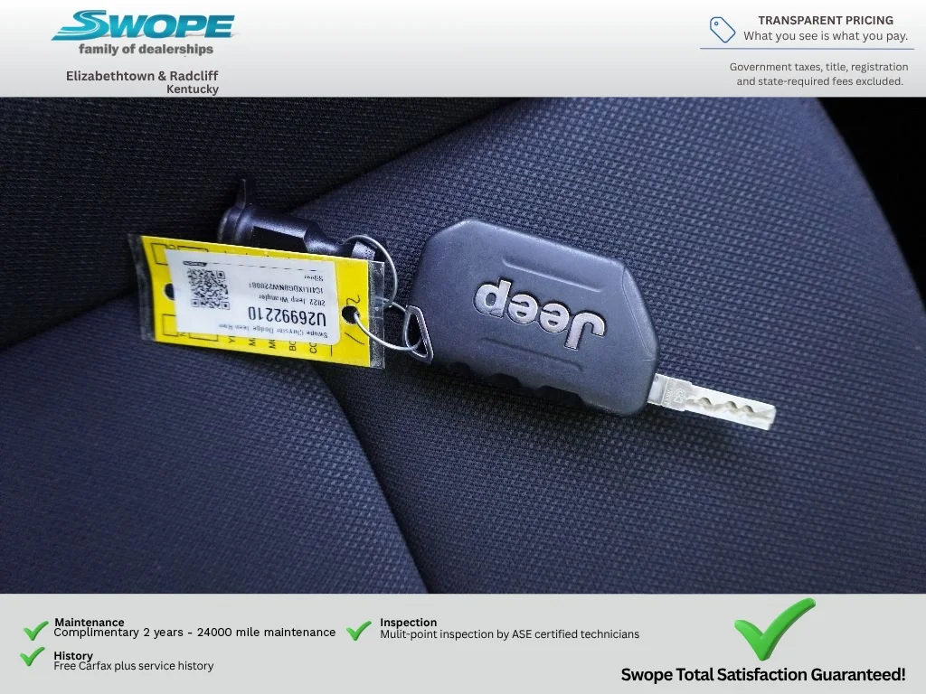 Used 2022 Silver Zynith Clearcoat Jeep Unlimited Sport image 28