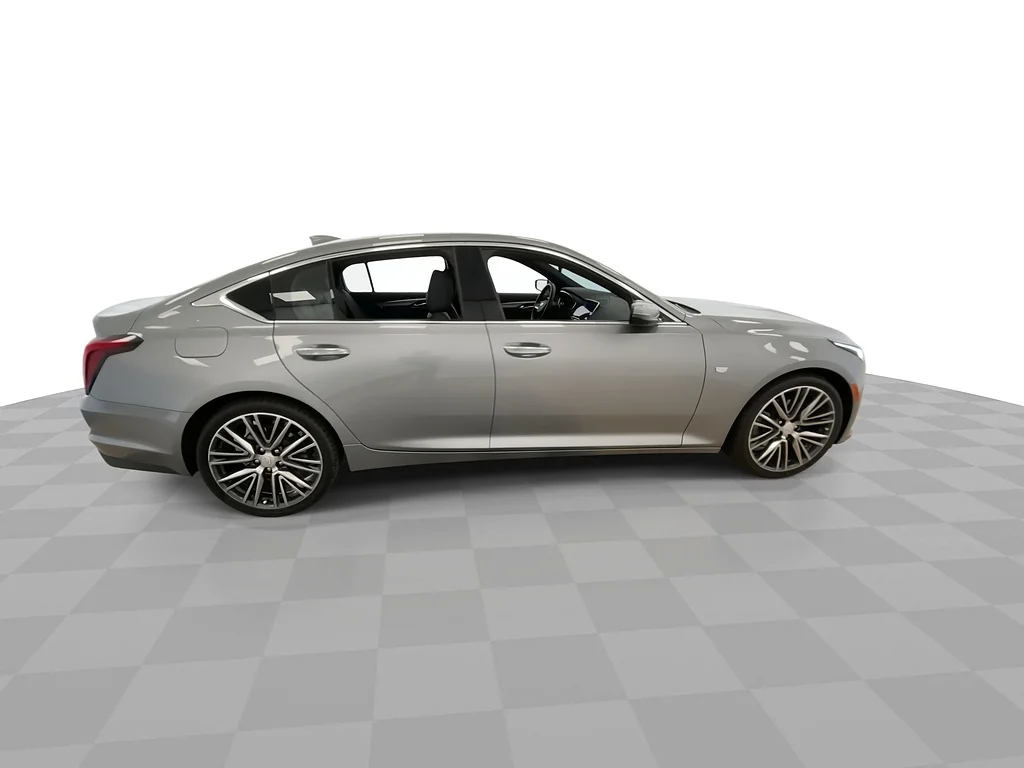 Used 2023 Argent Silver Metallic Cadillac Premium Luxury image 2