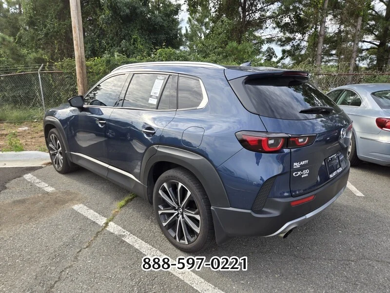 Certified Used 2025 Blue Metallic MAZDA 2.5 TURBO PREMIUM PACKAGE image 3