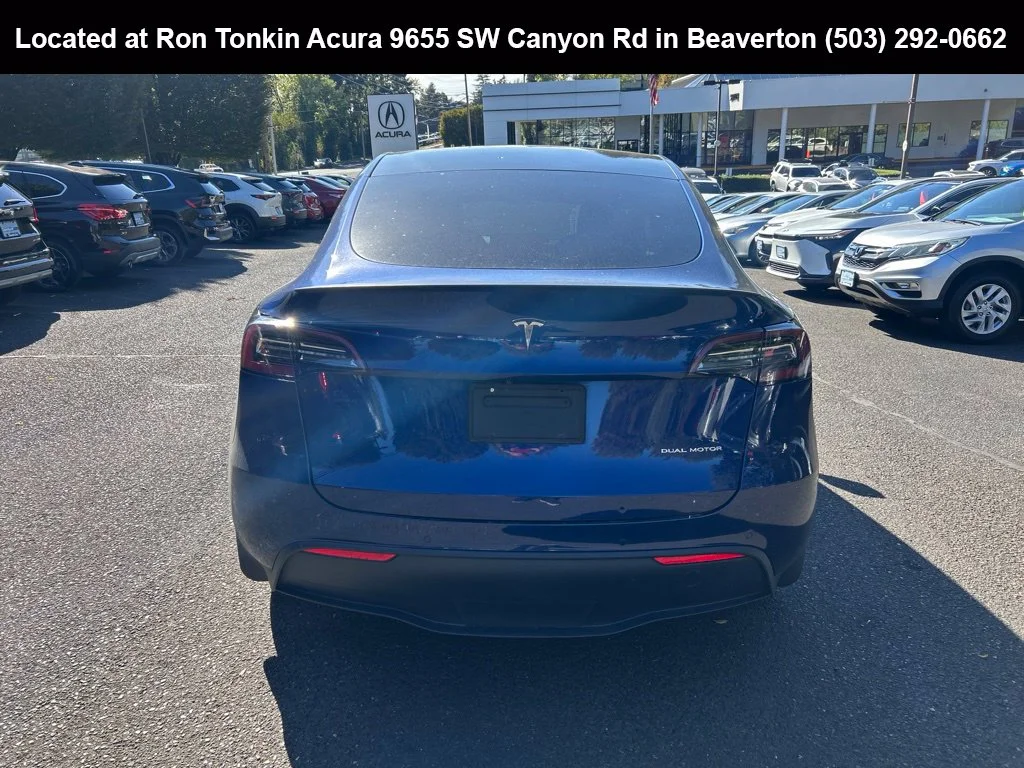 Used 2020 Deep Blue Metallic Tesla Long Range image 5