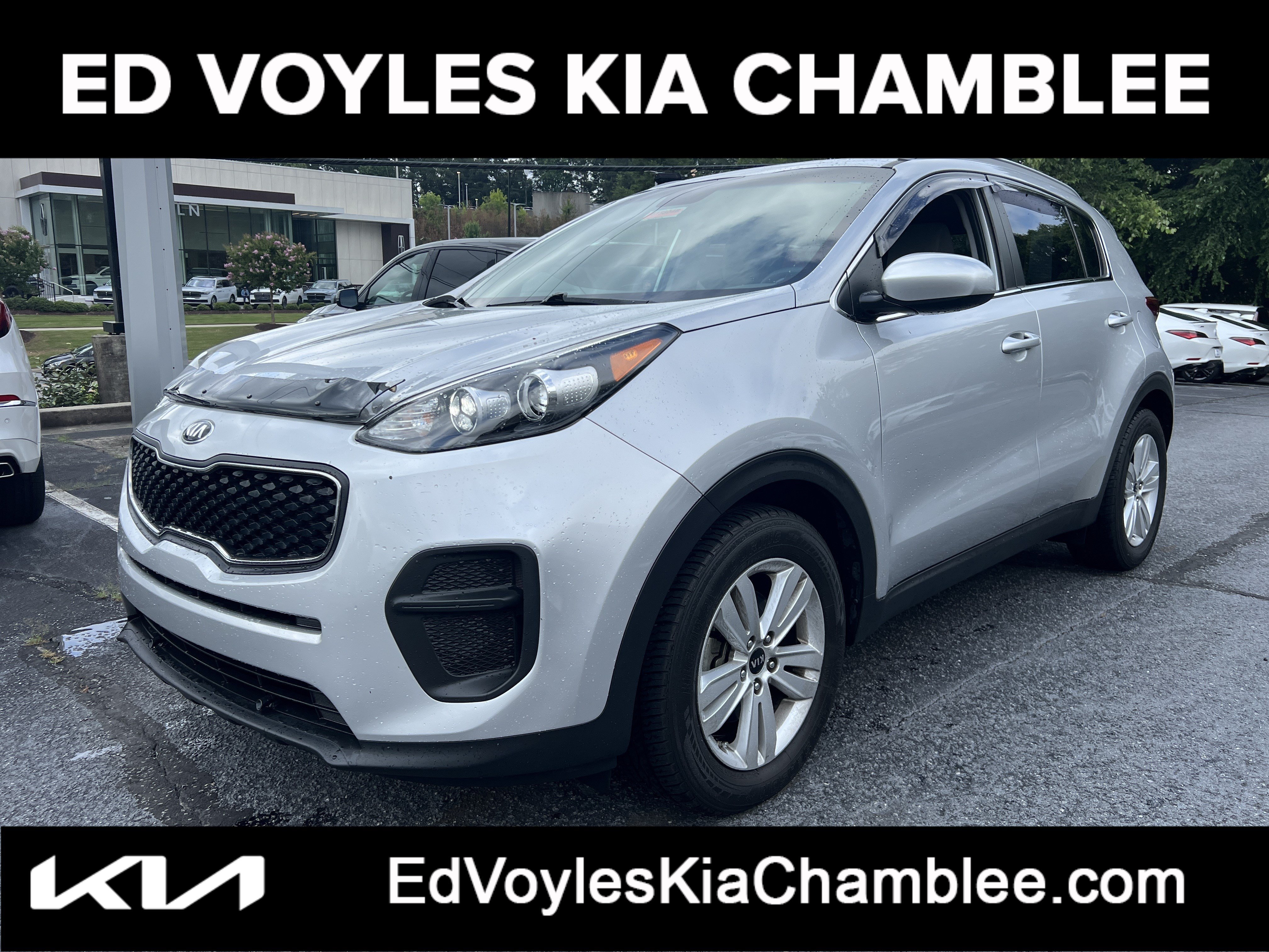 Used 2017 Sparkling Silver Kia LX image 1