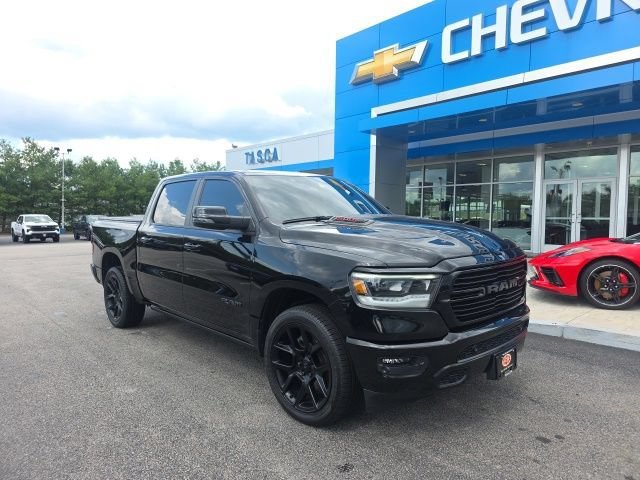 Used 2023 Diamond Black Crystal Pearlcoat Ram Laramie image 1