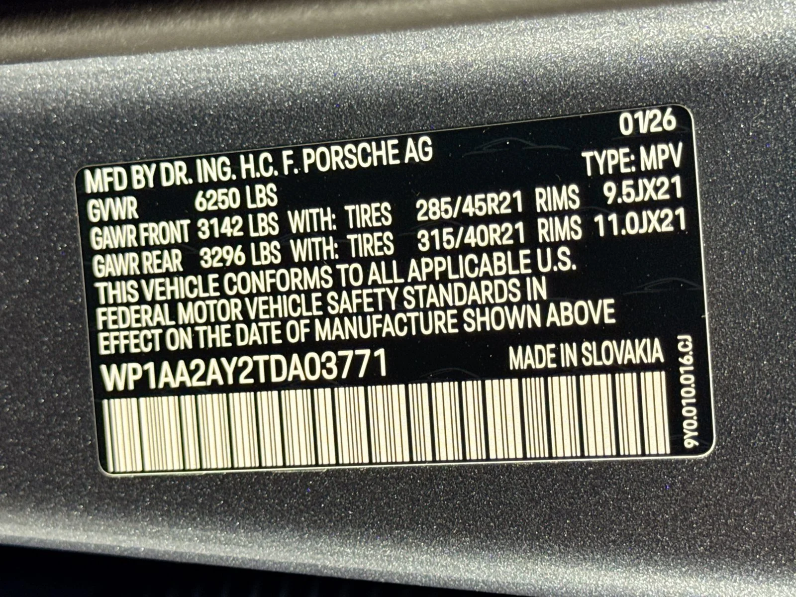 Used 2026 Vanadium Grey Metallic Porsche  image 26