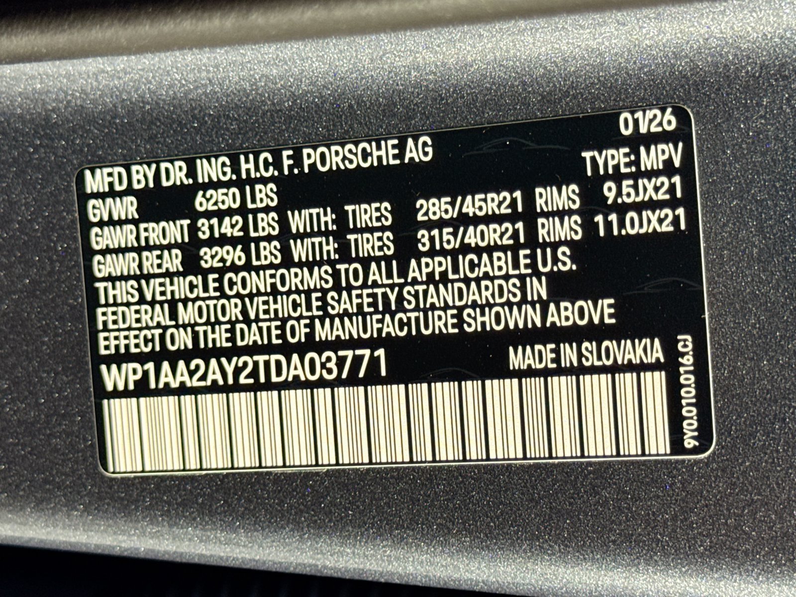 Used 2026 Vanadium Grey Metallic Porsche  image 26