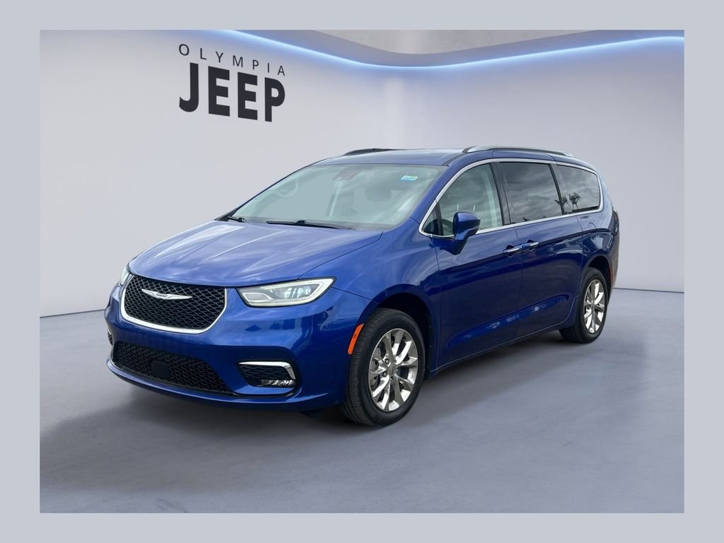 Used 2021 Blue Chrysler Touring L image 1