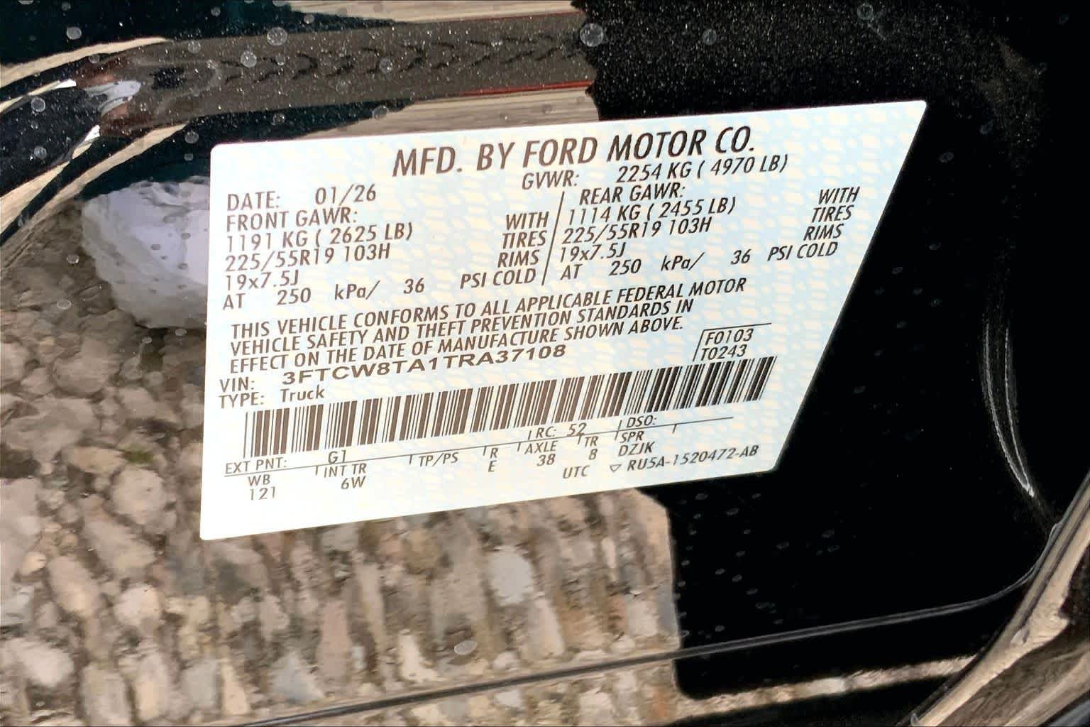 New 2026 Shadow Black Ford Maverick Lobo™ image 18