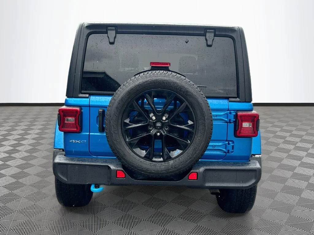 Used 2023 Blue Jeep Sahara 4xe image 7