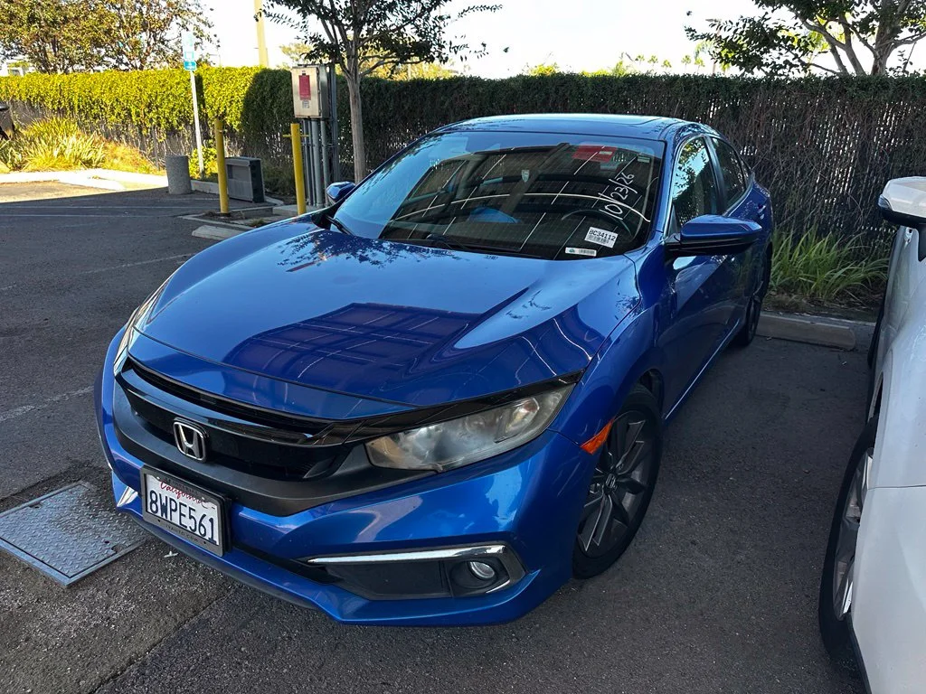 Used 2021 Blue Honda EX image 2