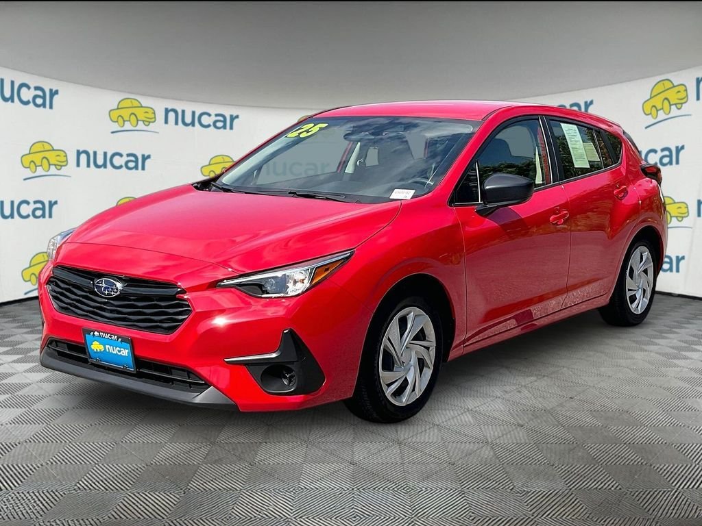 Used 2025 Pure Red Subaru Base image 3