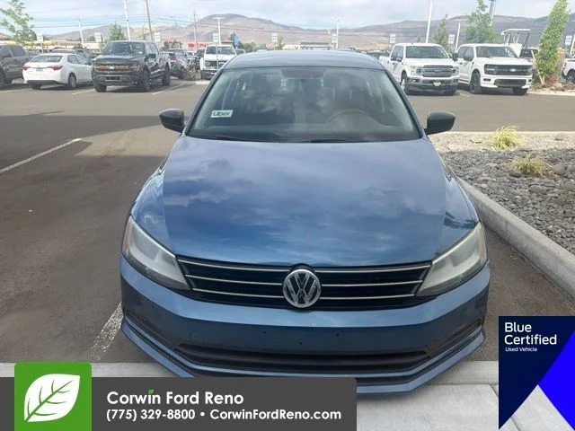 Used 2015 Blue Metallic Volkswagen 2.0L S image 2