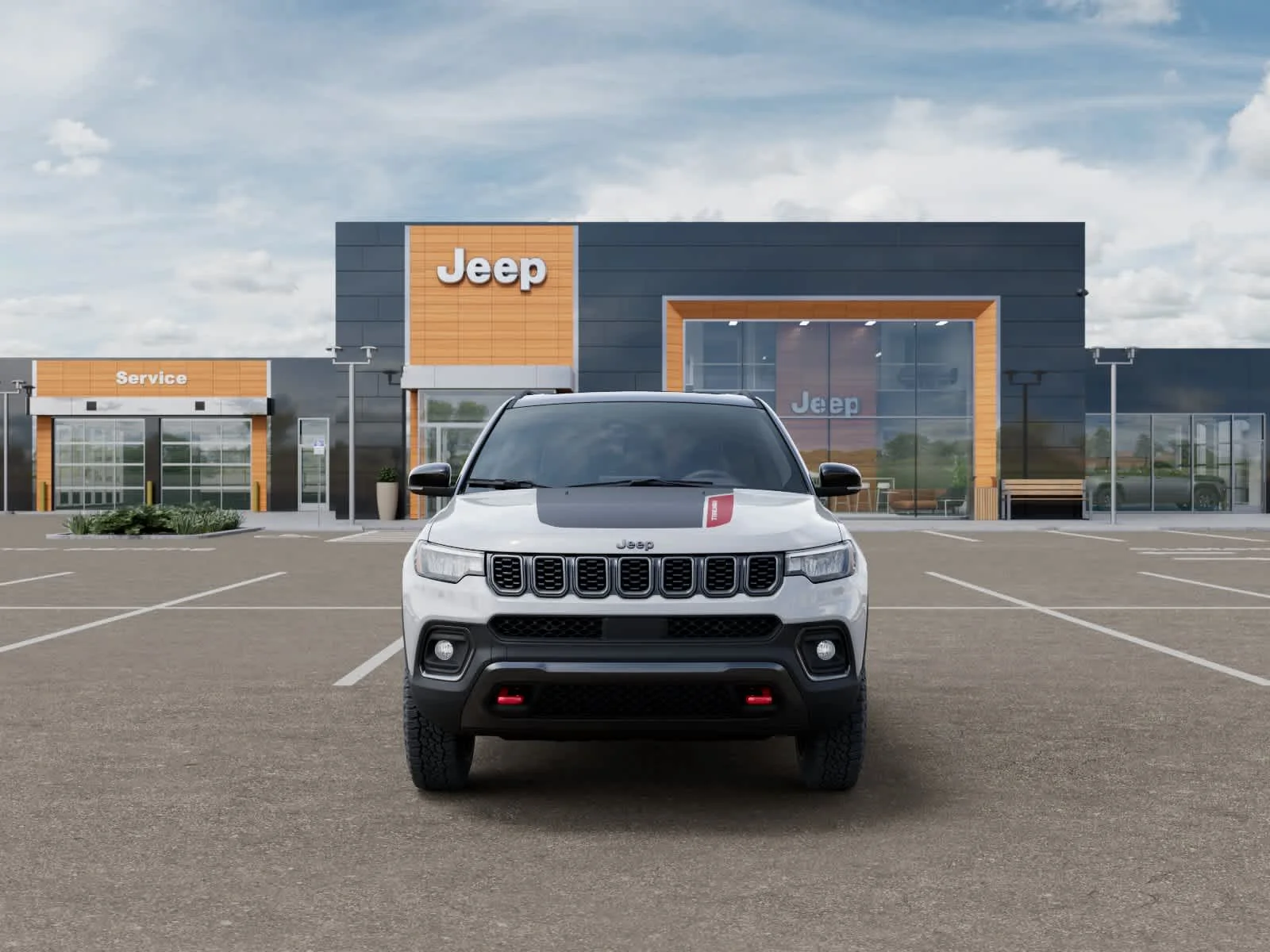 New 2026 Bright White Clearcoat Jeep Trailhawk image 6