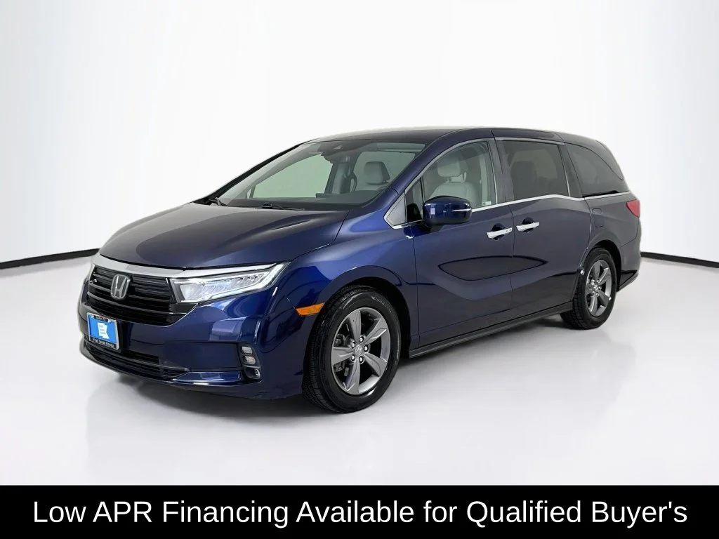 Used 2022 Obsidian Blue Pearl Honda EX image 3