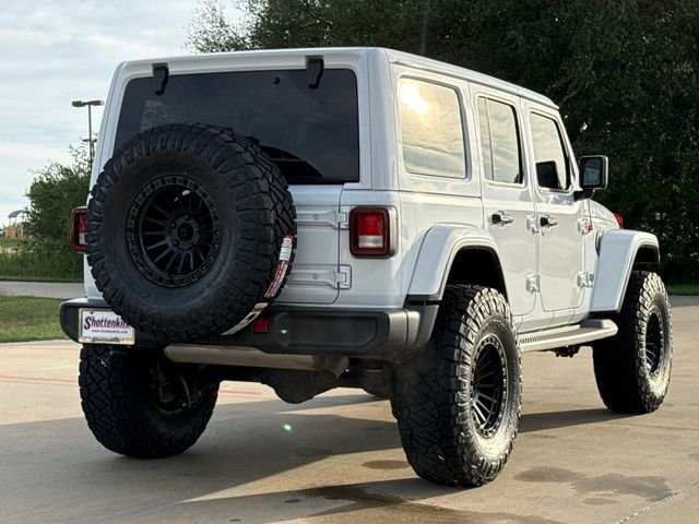 Used 2022 White Jeep Unlimited Sahara Altitude image 8