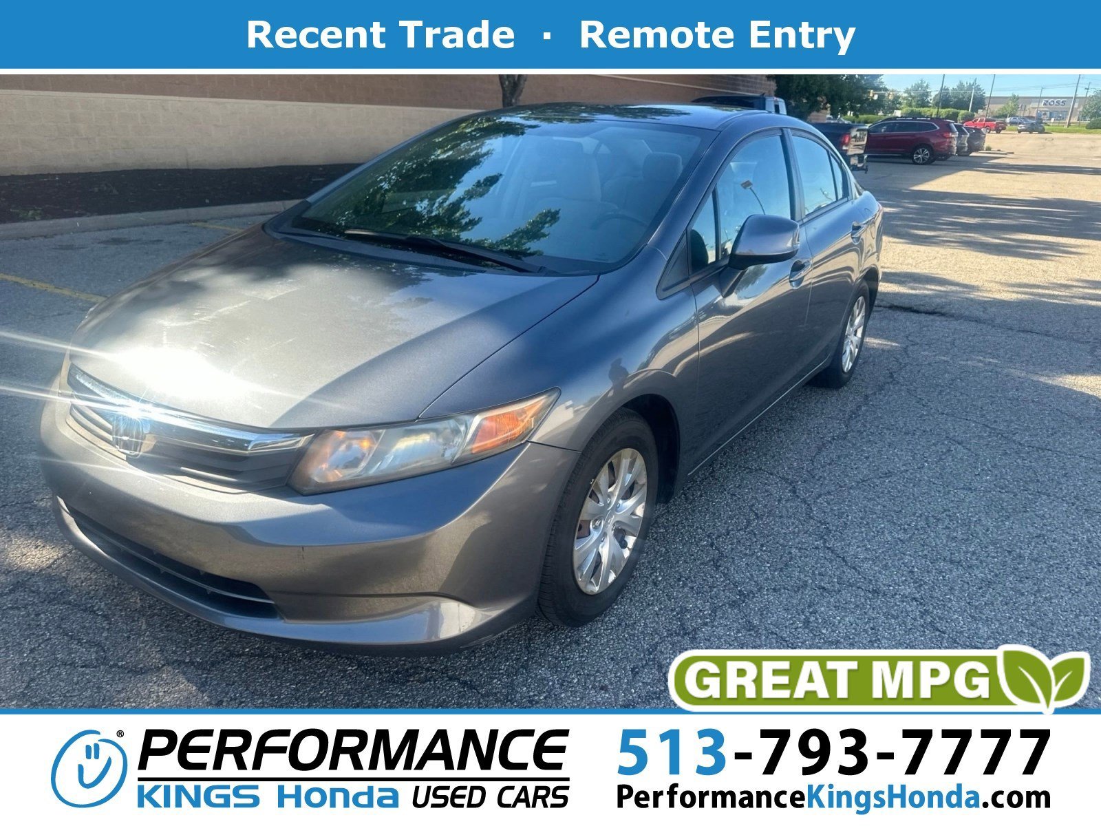 Used 2012 Polished Metal Metallic Honda LX image 1