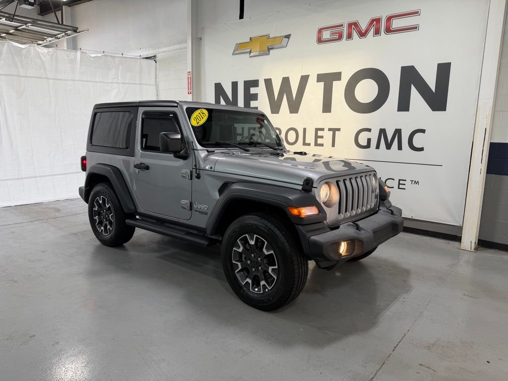 Used 2018 Silver Jeep Sport S image 2