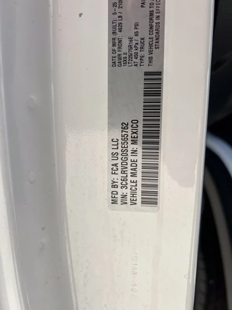 Used 2025 White Ram High Roof image 10