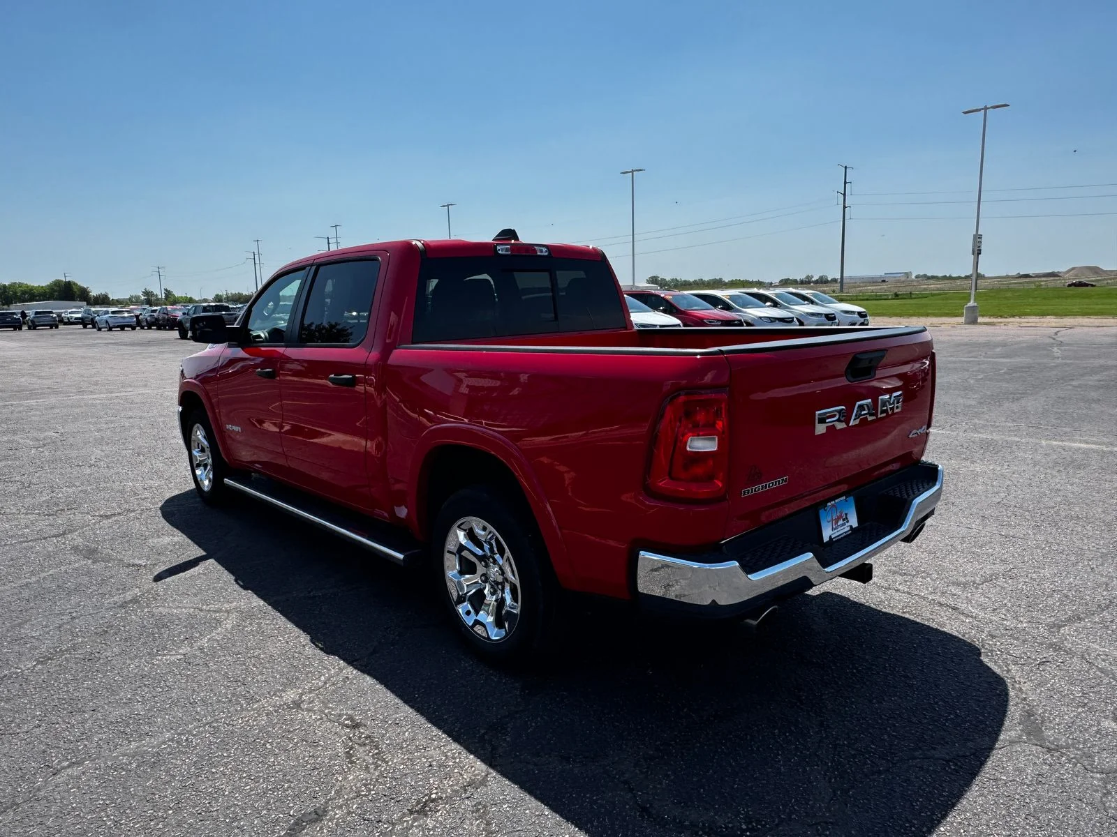 Used 2025 Flame Red Clearcoat Ram Big Horn/Lone Star image 7
