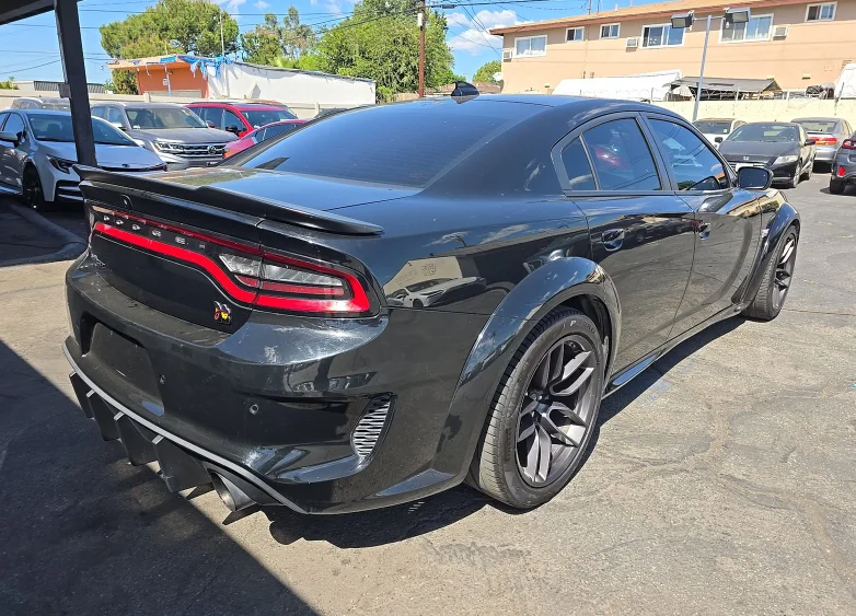 Used 2022 Black Dodge R/T Scat Pack Widebody image 3