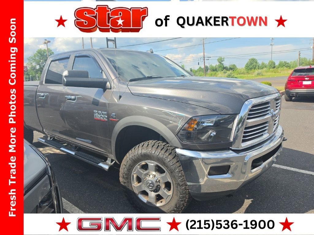 Gray 2017 RAM 3500 Big Horn Crew Cab LB 4WD Pickup Truck Four-Wheel Drive