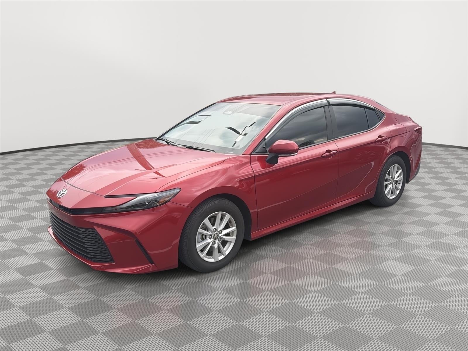 Used 2025 Supersonic Red Toyota LE image 1
