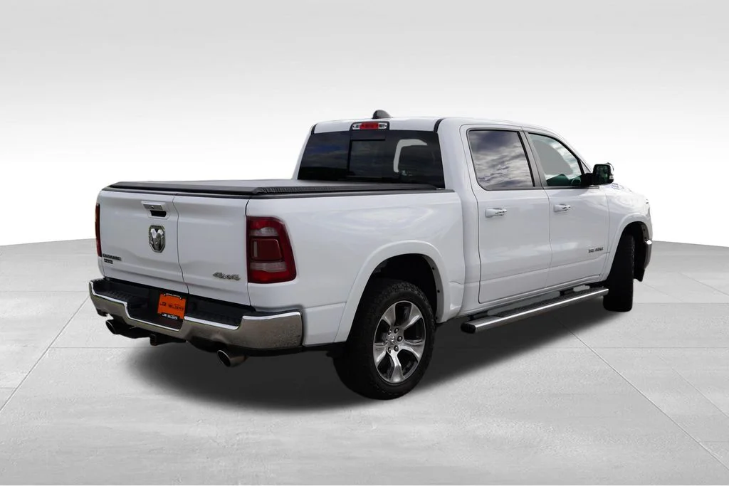 Used 2021 Bright White Clearcoat Ram Laramie image 5