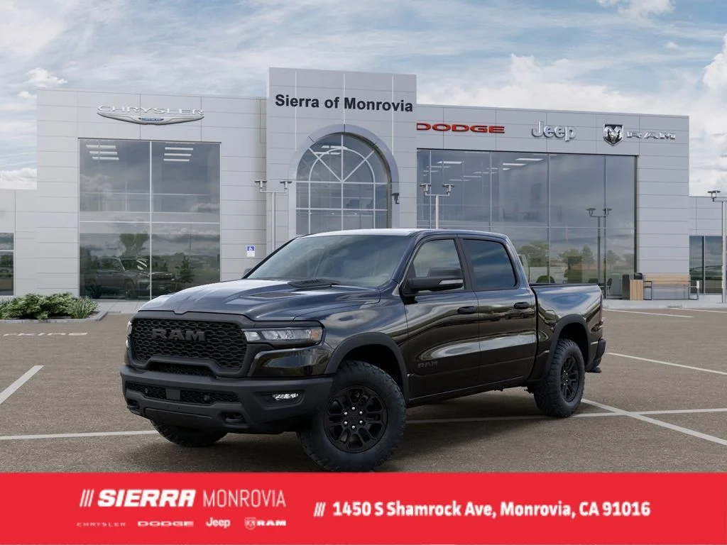 New 2026 Diamond Black Crystal Pearl-Coat Exterior Paint RAM Rebel image 1