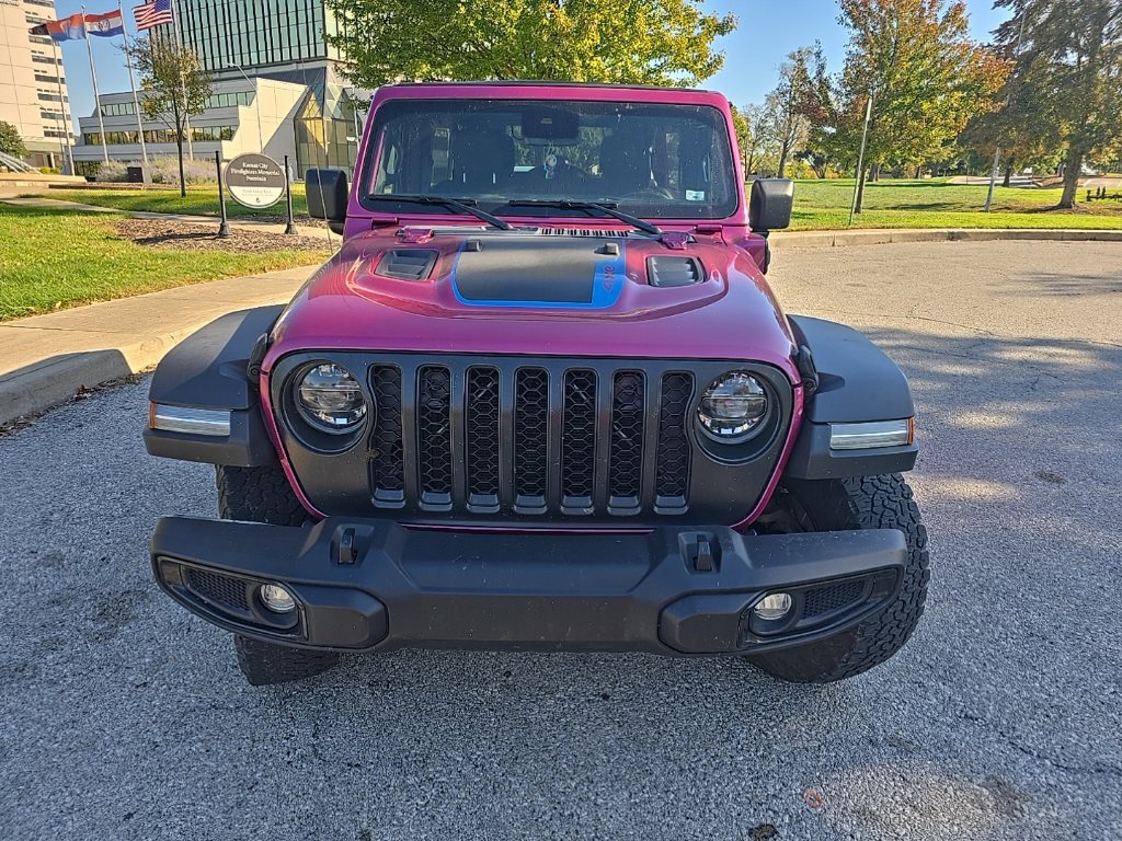 Used 2021 Jeep Wrangler Unlimited Rubicon 4XE with VIN 1C4JJXR60MW870240 for sale in Kansas City