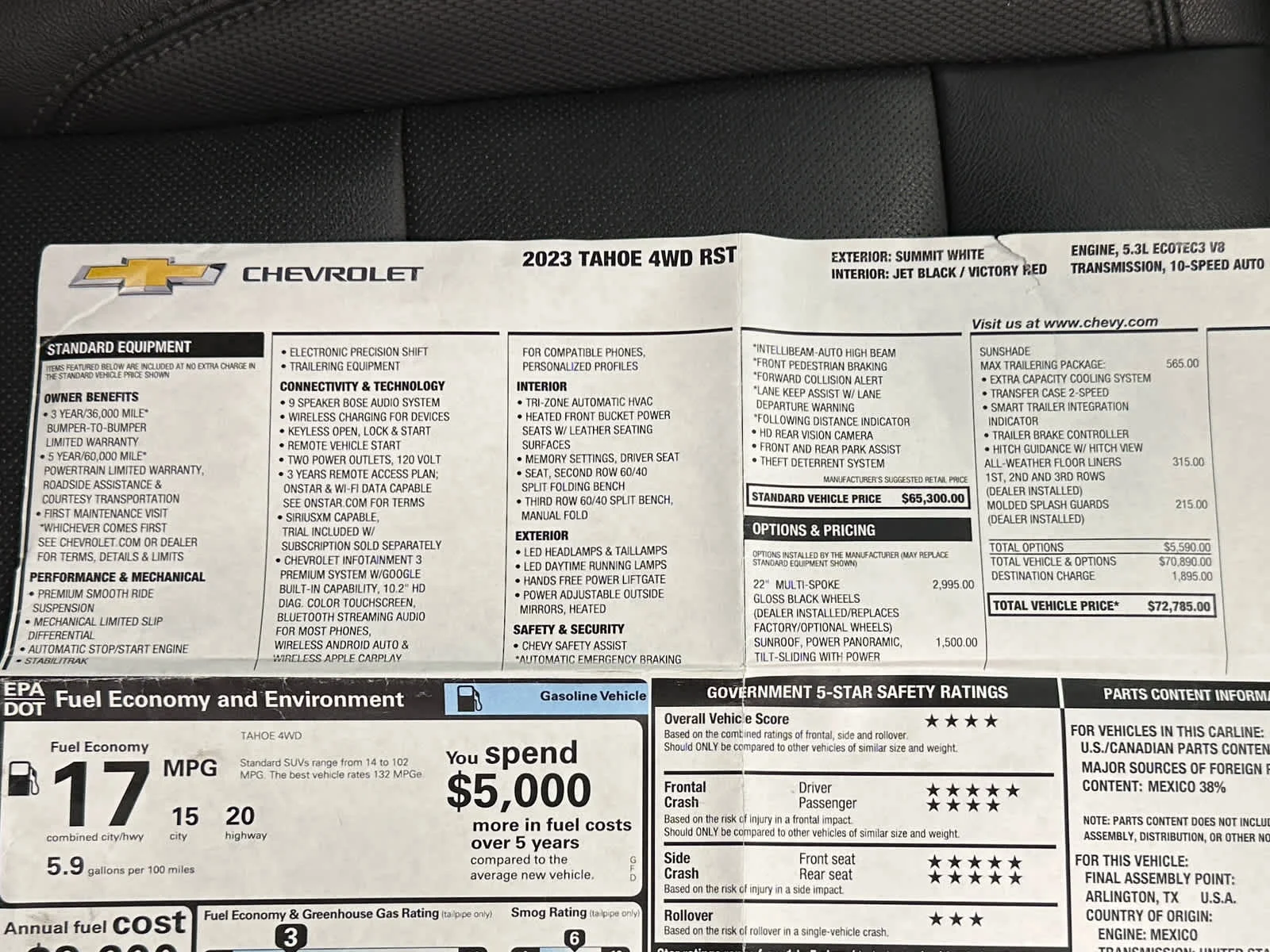 Used 2023 Summit White Chevrolet RST image 45