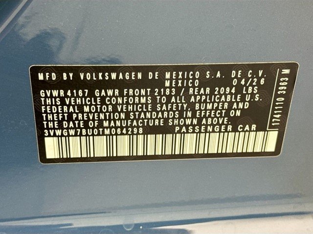 New 2026 Monterey Blue Pearl Volkswagen 1.5T SEL image 33
