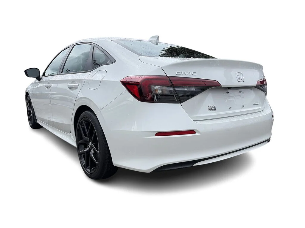 Certified Used 2025 Platinum White Pearl Honda Honda Civic Hybrid Sport eCVT Sedan Certified Pre- image 10