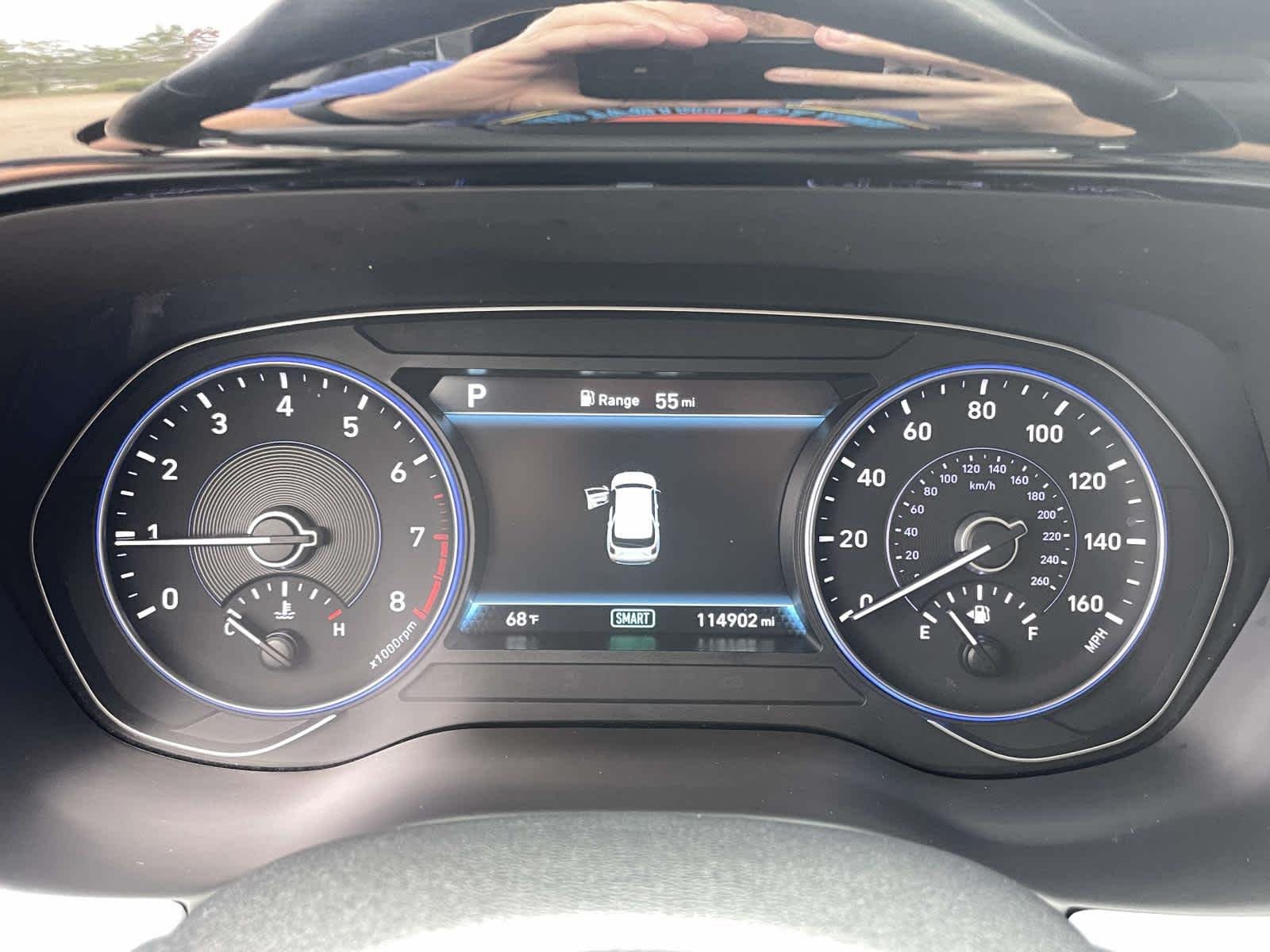 Used 2020 Sierra Burgundy Hyundai SEL image 3