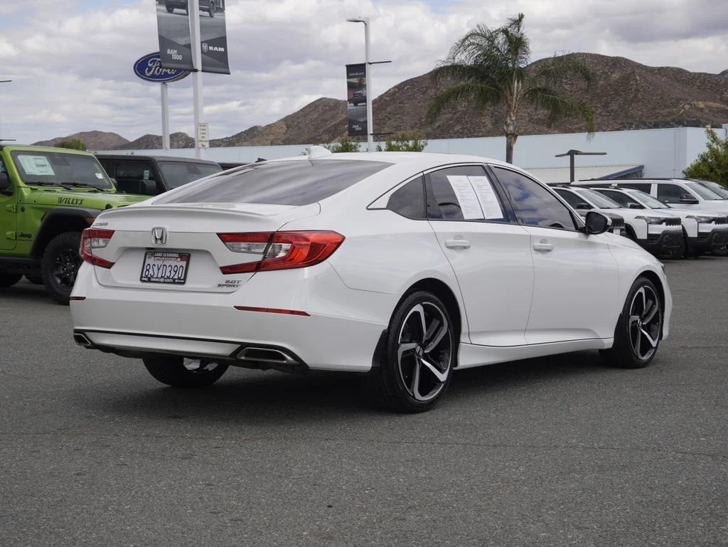 Certified Used 2020 White Honda Sport 2.0T image 3