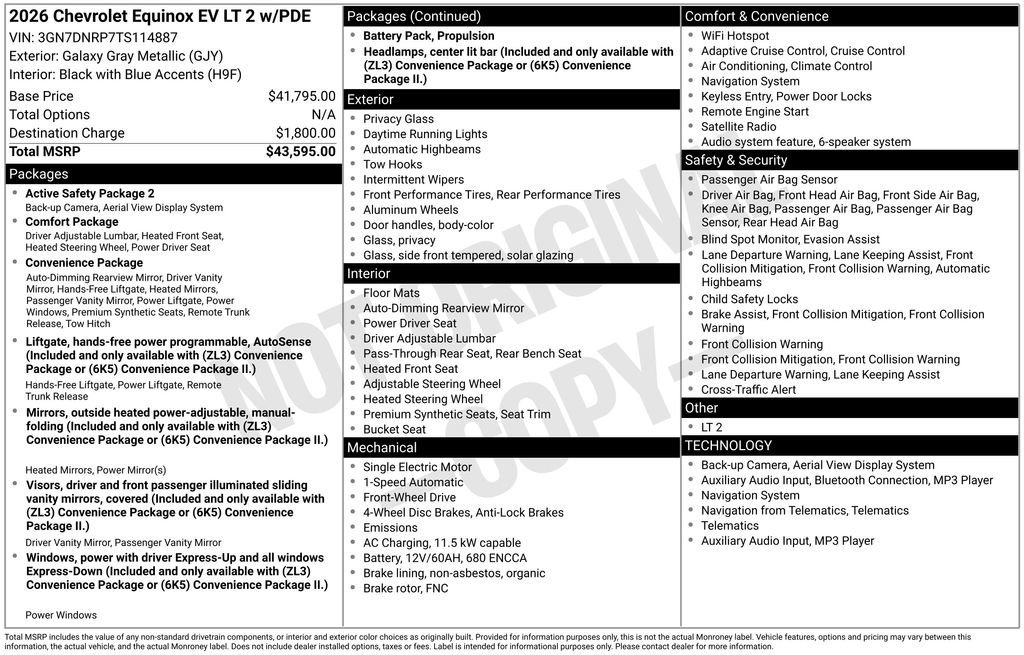 2026 Chevrolet Equinox EV 2LT - Photo 7