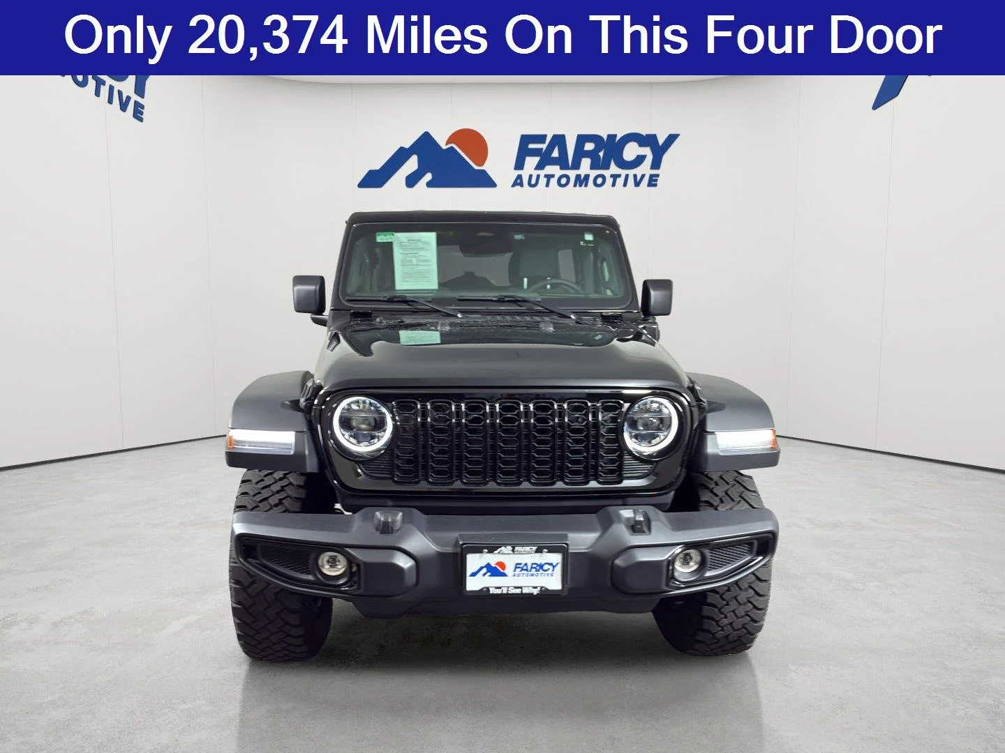 Used 2025 Black Clearcoat Jeep Willys image 4