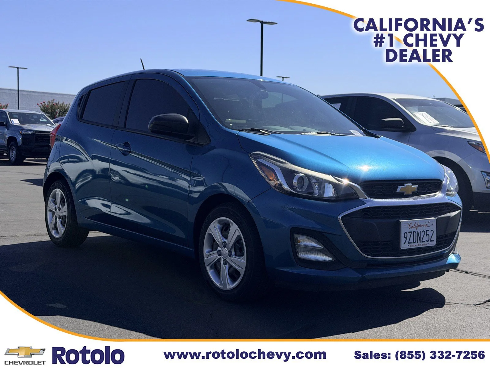 Used 2020 Caribbean Blue Chevrolet LS image 1