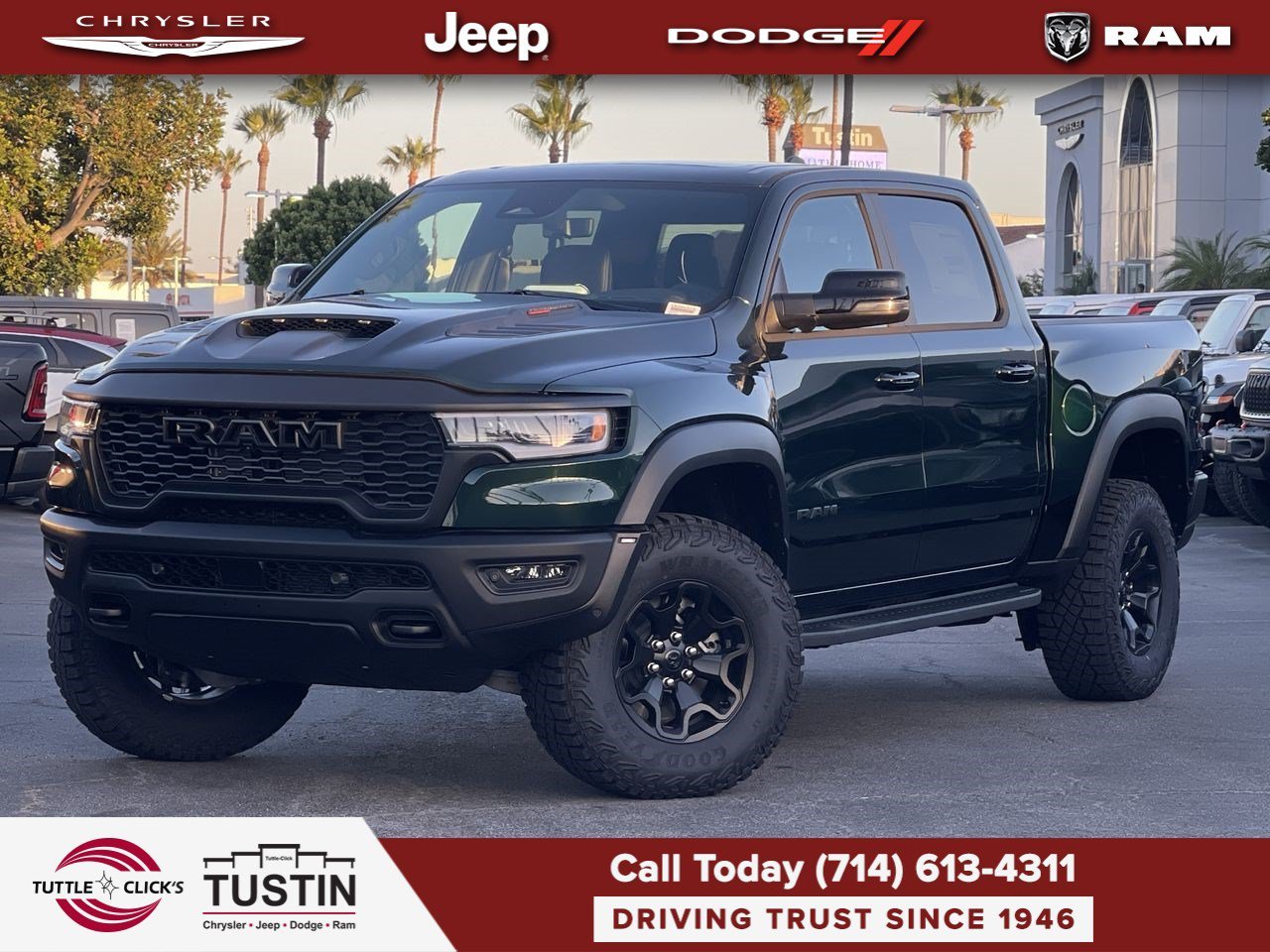 New 2026 Serrano-Green Metallic Exterior Paint RAM RHO image 1